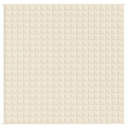 Walplus Weighted Blanket Light Cream 200X200 Cm 9 Kg Fabric - thumbnail 3
