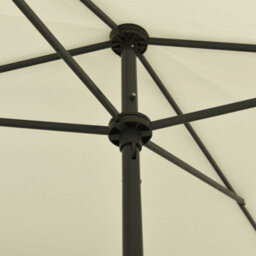 Berkfield Beach Umbrella Sand Yellow 200X125 Cm - thumbnail 6