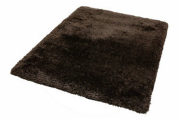 Plush Dark Chocolate Luxury Shaggy Polyester Handmade Luxurious Sparkle Modern Rug For Living Room And Bedroom-140Cm X 200Cm - thumbnail 5