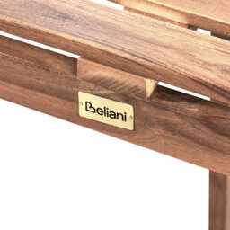 Beliani Bistro Table Osigo 44 Cm 70 Cm Acacia Wood Brown - thumbnail 9
