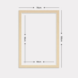 Ak Frames 100X70Cm Ivory Picture Mounts To Fit 90X60Cm Aperture Size - Mount Board Only (No Frame Included) - thumbnail 3