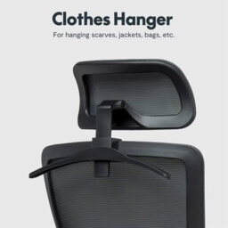 Flexispot Ergonomic Resilient Swivel Office Chair-Black - thumbnail 6