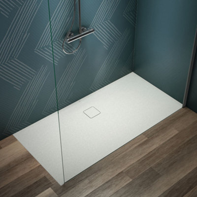 Ideal-Standard Ideal Standard Ultra Flat Evo Rectangle 35mm Shower Tray In Silk White With Waste 1600 X 800mm - image 1