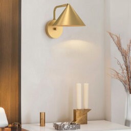 Luminosa Lighting Elstead Alora Mood Remyck Dome Wall Lamp Contemporary Brushed Gold 1X E27 - thumbnail 2