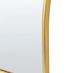 Beliani Wall Mirror Noth 45 Cm 53 Cm Metal Gold - thumbnail 5