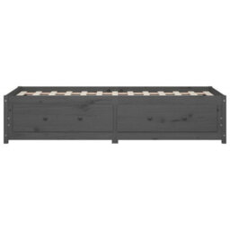 Berkfield Day Bed Grey 90X200 Cm Solid Wood Pine - thumbnail 8