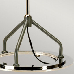 Elstead Lighting Vicenza 1Lt Table Lamp Finish: White Polished Nickel Wired: 1X60W E27 220-240V 50Hz - thumbnail 4