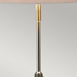 Elstead Lighting Vicenza 1Lt Table Lamp Finish: White Polished Nickel Wired: 1X60W E27 220-240V 50Hz - thumbnail 3