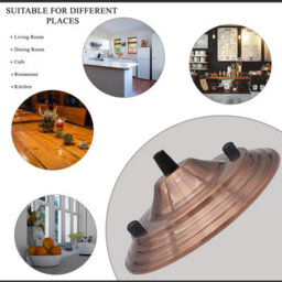 Single Outlet Ceiling Rose Pendent Light Fitting 140mm Metal Antique Ceiling Plate With Accessories For Ceiling And Wall Lamp - thumbnail 4