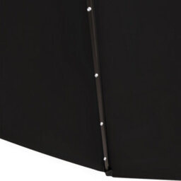 Sundaze 3M Black Hanging Banana Cantilever Parasol Umbrella With Led Lights, Base Weights - thumbnail 6