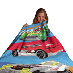 Hot Wheels Epic Fleece Racing Cars Blanket Multicoloured/multicoloured (150Cm X 100Cm) - thumbnail 2