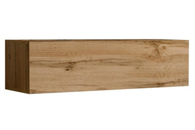 "Arte ""oak Wotan Switch Rtv 2 Tv Cabinet 120Cm - Warm Natural Style With Clever Concealed Storage"""