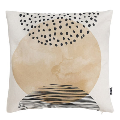 Icon Indoor And Outdoor Sunset Print Kyoto Fabric Waterproof Filled Cushion