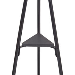 Wyld And Coco Aurora Home Coat Stand Black Metal 181Cm 9 Hooks 2 Shelves - thumbnail 5