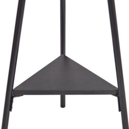 Wyld And Coco Aurora Home Coat Stand Black Metal 181Cm 9 Hooks 2 Shelves - thumbnail 6
