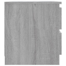 Berkfield Bed Cabinets 2 Pcs Grey Sonoma 50X39X43.5 Cm Engineered Wood - thumbnail 5
