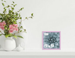 9X9 Lilac Picture Frame (22.9 X 22.9Cm) Poster, Photo, Artwork, Gallery Wall Or Print - thumbnail 2