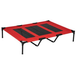 Pawhut Elevated Dog Bed Cooling Raised Pet Cot For Indoor Outdoor Use, Xx Large - thumbnail 2