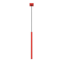 Sollux Lighting Pastelo Steel Red 1 Lights Modern Pendant Lamps