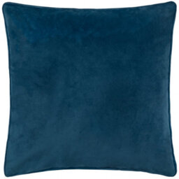 Paoletti Koi Pond Embroidered Velvet Feather Filled Cushion - thumbnail 2