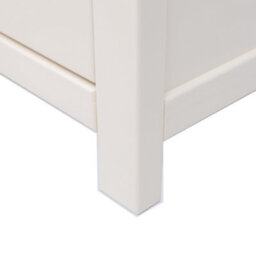 Cabinet Bits Maggiori Off White 1 Drawer Tv Cabinet Chrome Knob - thumbnail 7