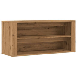Berkfield Shoe Bench Artisan Oak 100X35X45 Cm Engineered Wood - thumbnail 2