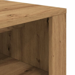 Berkfield Shoe Bench Artisan Oak 100X35X45 Cm Engineered Wood - thumbnail 7