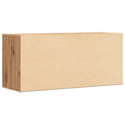 Berkfield Shoe Bench Artisan Oak 100X35X45 Cm Engineered Wood - thumbnail 6