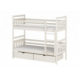 Arte Adas Cotton 90 X 190Cm Bunk Bed With Storage - Foam/bonnell Mattresses Included - thumbnail 1