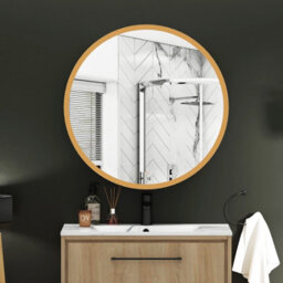 Royal Bathrooms Avenza 800 X 800mm Frontlit Led Cabinet Illuminated Round Bathroom Mirror With Demister Pad & Touch Sensor - thumbnail 2