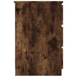 Berkfield Writing Desk Smoked Oak 140X50X77 Cm Engineered Wood - thumbnail 4