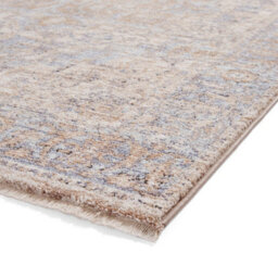 Blue Traditional Abstract Bordered 10mm Thick Stain-Resistant Rug For Bedroom, Living Room, & Dining Room-60Cm X 230Cm (Runner) - thumbnail 6
