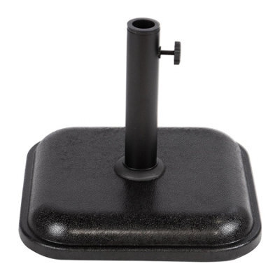 Redwood Leisure Redwood Concrete Parasol Base - 11Kg - Black - image 1