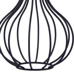 Living And Home Black Iron Geometric Frame Hydroponic Vase Removable Clear Acrylic Tube Minimalist Desktop Plant Holder - thumbnail 6