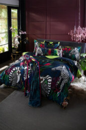 Deyongs Luxurious Under The Neon Moon 100% Cotton Duvet Cover Set With Digitally Printed Design Piped Finish And 200 Thread Count - thumbnail 3