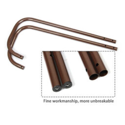 Coat Rack Stand With 2 Tier Shoe Rack And 5 Hooks - Bronze - thumbnail 6
