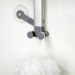 Showerdrape Elements White 2 Tier Basket Hanging Shower Caddy - thumbnail 3