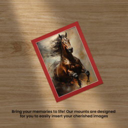 Ak Frames 100X70Cm Crimson Picture Mounts To Fit 90X60Cm Aperture Size - Mount Board Only (No Frame Included) - thumbnail 5