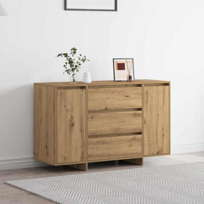 Berkfield Sideboard Artisan Oak 120X41X75 Cm Engineered Wood - image 1