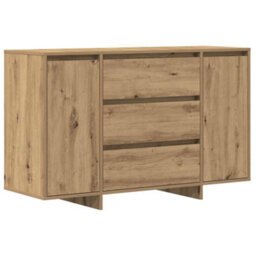 Berkfield Sideboard Artisan Oak 120X41X75 Cm Engineered Wood - thumbnail 2