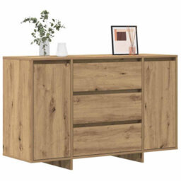 Berkfield Sideboard Artisan Oak 120X41X75 Cm Engineered Wood - thumbnail 3