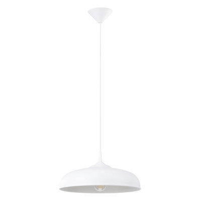 Luminosa Lighting Luminosa Gina 38Cm Dome Pendant Ceiling Light White - image 1