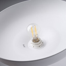 Luminosa Lighting Luminosa Gina 38Cm Dome Pendant Ceiling Light White - thumbnail 5