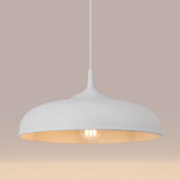 Luminosa Lighting Luminosa Gina 38Cm Dome Pendant Ceiling Light White - thumbnail 7