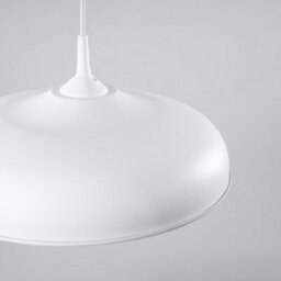 Luminosa Lighting Luminosa Gina 38Cm Dome Pendant Ceiling Light White - thumbnail 8