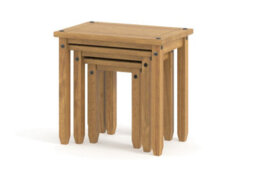 Core Products, Corona Nest Of 3 Tables, Antique Wax Finish H51.1Cm X W53.0Cm X D35.0Cm - thumbnail 5