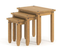 Core Products, Corona Nest Of 3 Tables, Antique Wax Finish H51.1Cm X W53.0Cm X D35.0Cm - thumbnail 4