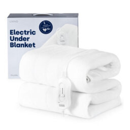 Livivo Electric Under Blanket Double Size 135X120Cm With 3 Heat Levels Quick Heat Up Detachable Control And Overheat Safety System - thumbnail 1