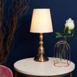 Pagazzi Lighting Pagazzi Haverford 73Cm Touch Table Lamp Antique Brass - thumbnail 6