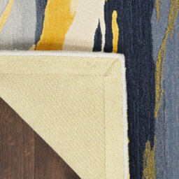 Grey Gold Wool Luxurious Modern Optical/ (3D) Easy To Clean Living Room And Bedroom-259Cm X 351Cm - thumbnail 9
